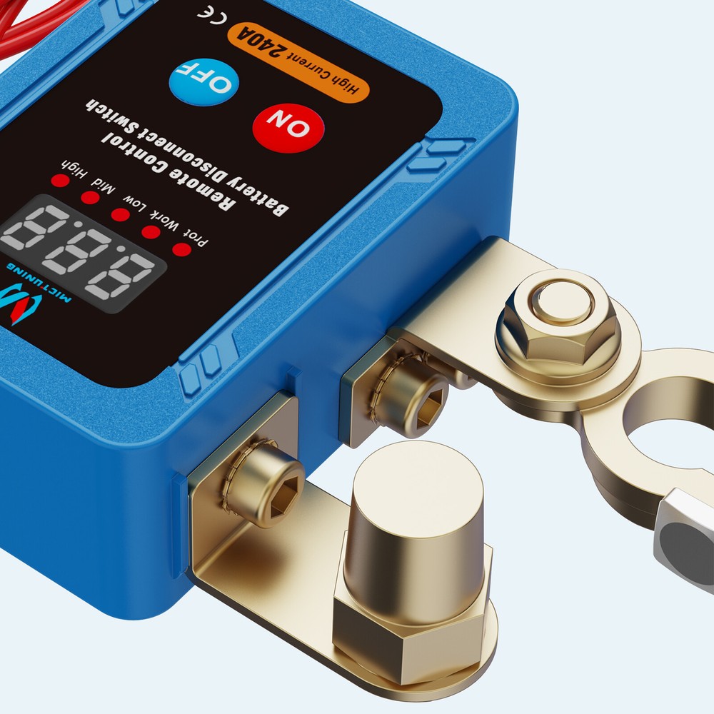 Remote Control Car Battery Switch Disconnect Power Cut Off Kill Master Isolator