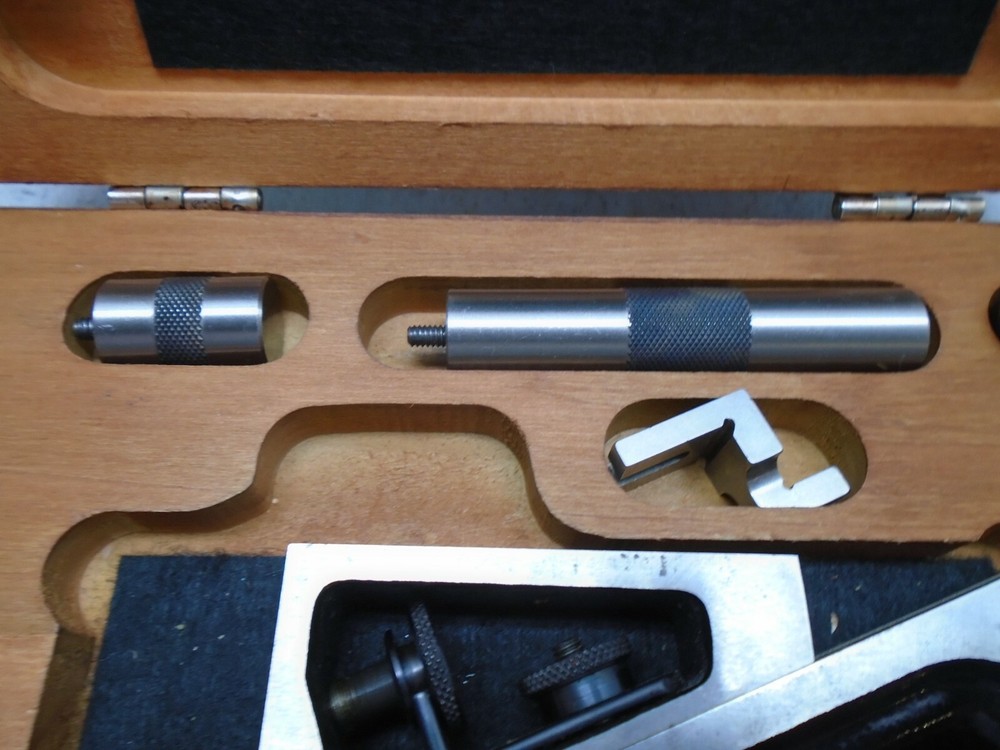 STARRETT 995-E PLANER GAGE IN CASE GRIND LAYOUT