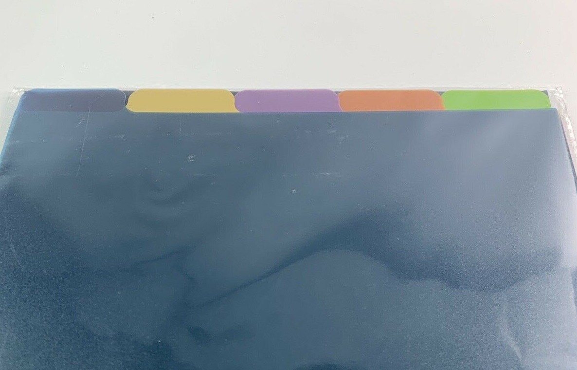 TUL Top-Bound Tab Dividers For Custom Discbound System, 8-1/2" x 11", 5-Pk