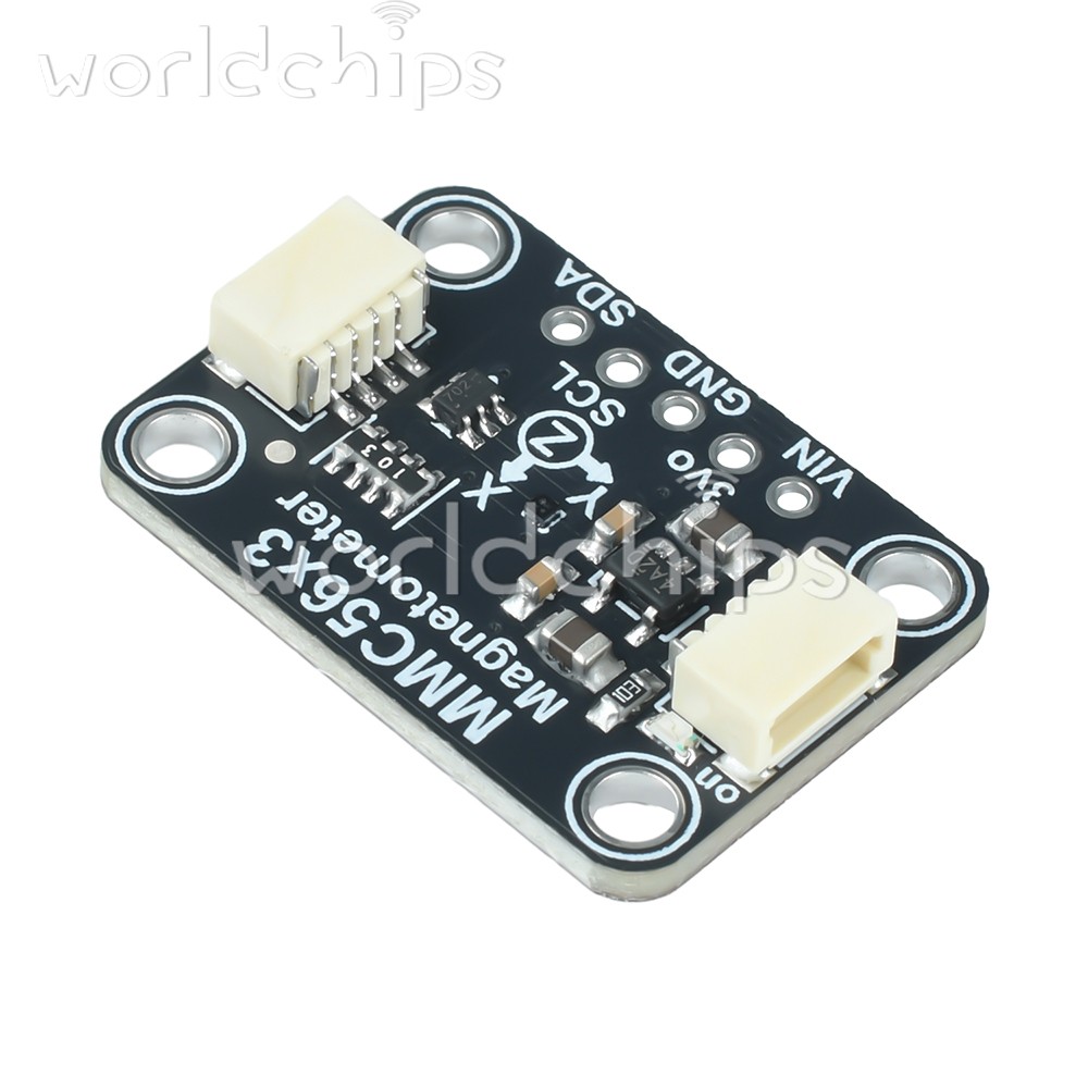 MMC5603 Three-axis Magnetometer Module Compatible with STEMMA QT/Qwiic interface