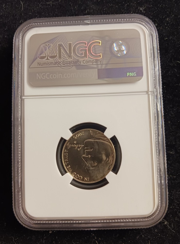 2005 (D) NGC MS 66 Bison Jefferson Nickel Coin