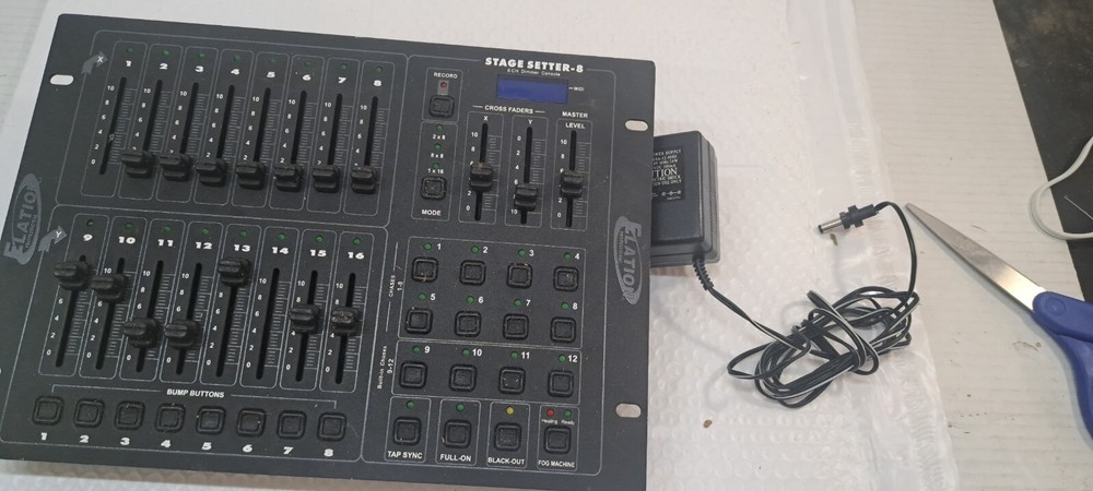 Elation Stage Setter 8 16CH DMX Lighting Controller Dimmer Console FOR PARTS