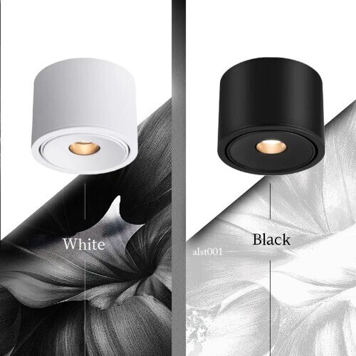 Led Spotlight Dimmable Ultra-thin Small Beam Angle Spotlights 3°8°15°24° Ceiling