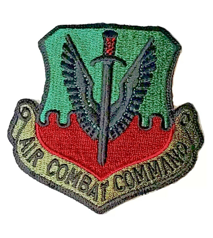AIR COMBAT COMMAND USAF ACC U.S. Airforce  Subdued OD Patch Sword Wings Uniform