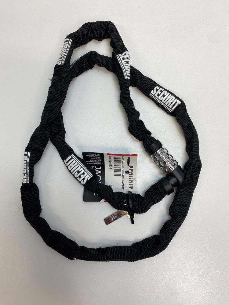 new SECURIT bicycle COMBINATION Combo LOCK Jackie CHAIN  43" long