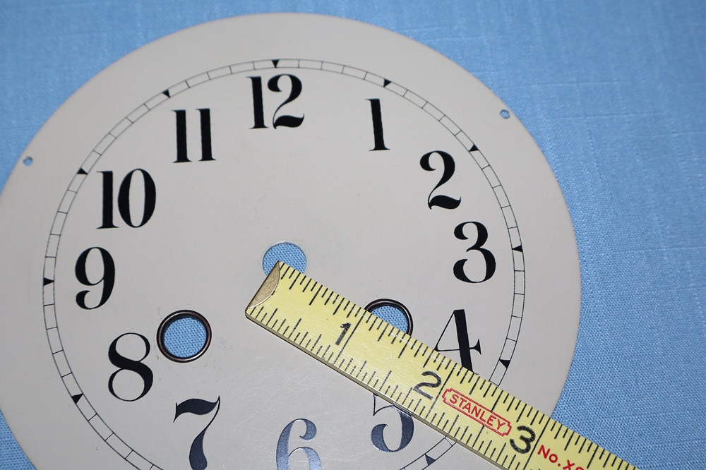 Vintage Hermle Clock Dial