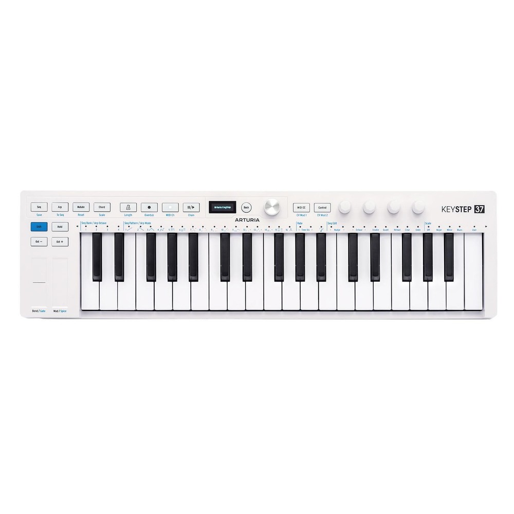 Arturia KeyStep 37 mk2 Compact 37 Key Keyboard Controller & Sequencer Pack
