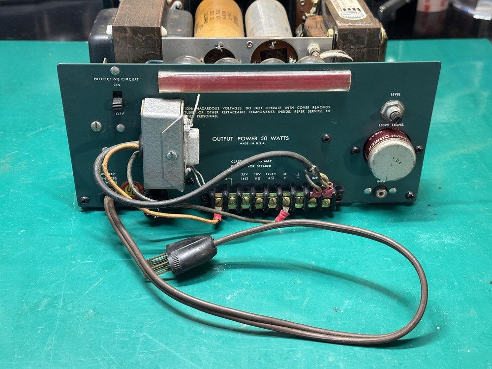 Altec 351B mono amplifier Working - Repaired