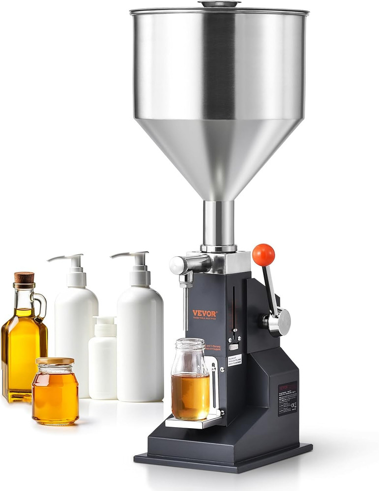 Manual Paste Liquid Filling Machine, 5-100Ml Adjustable Bottle Filling Machine,
