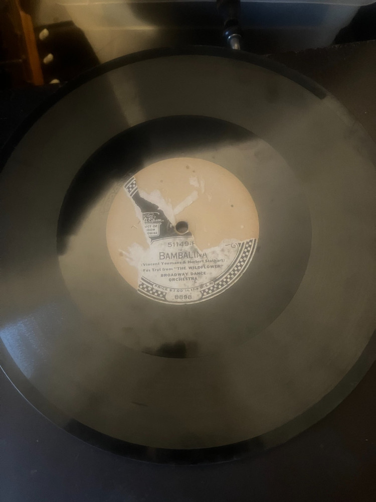 Edison Diamond Disc Record #51149 "La Mome Tango" Orchestra