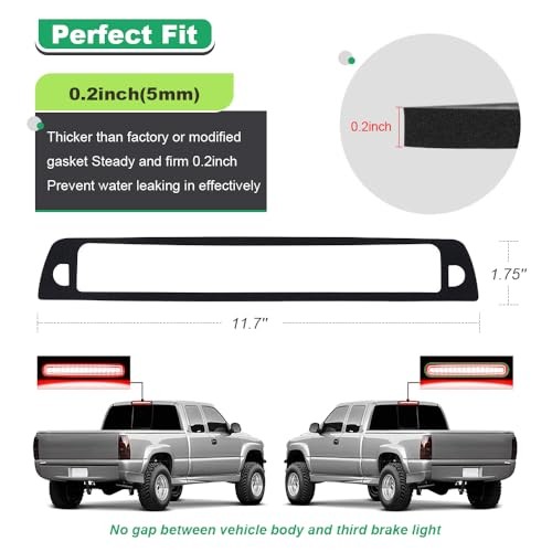 3rd Third Brake Light Seal Gasket Compatible with Dodge Ram 1994 to 2001