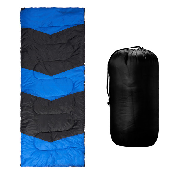 Lightweight Sleeping Bag For Backpacking Hiking Waterproof Compact Blue