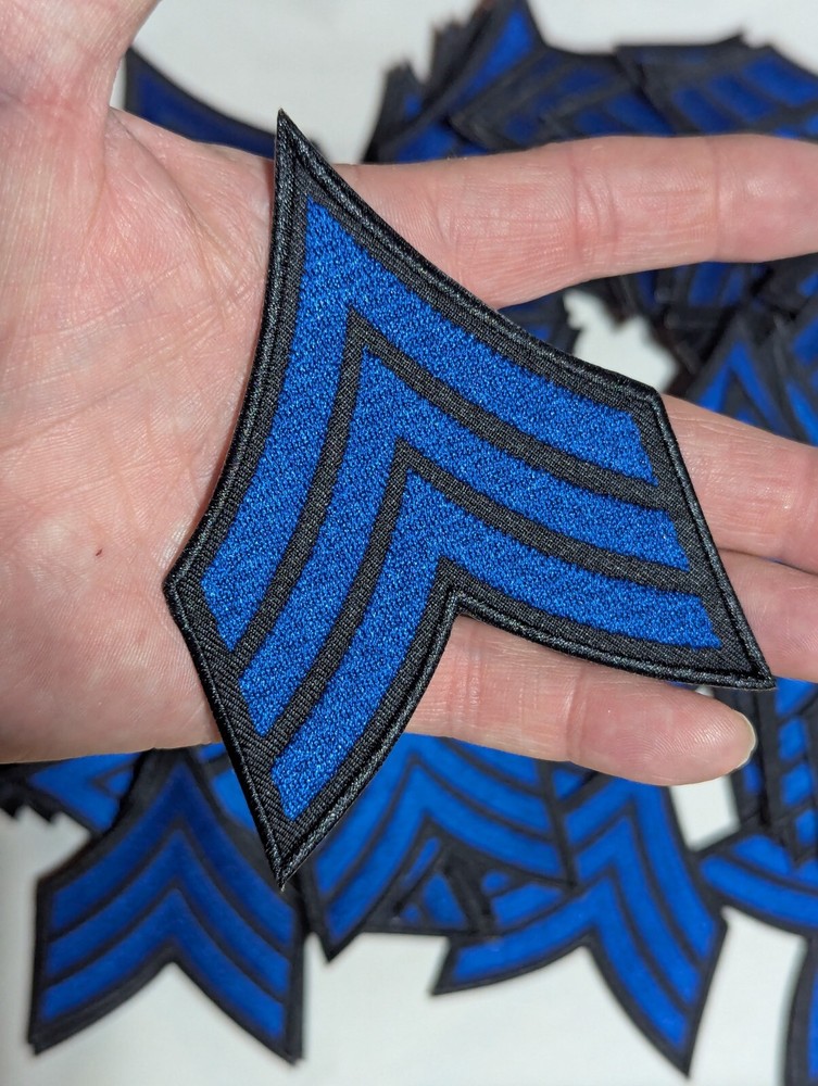 (26) 3" Uniform Sew On Sergeant Rank