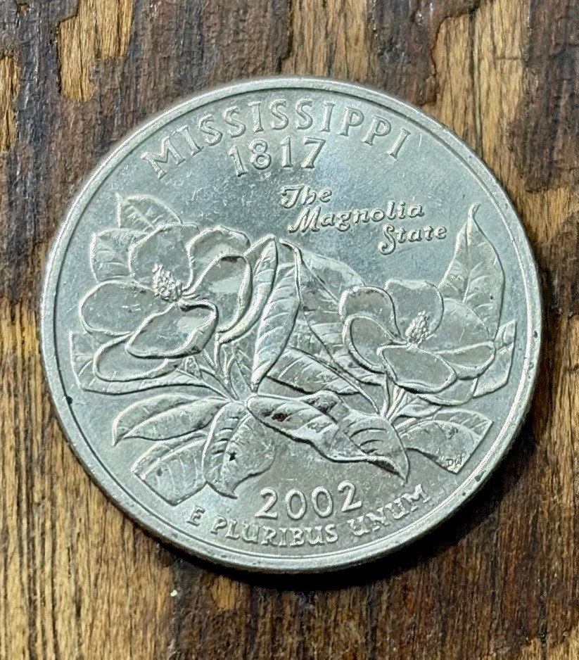 Mississippi State Quarter 2002 D Circulated