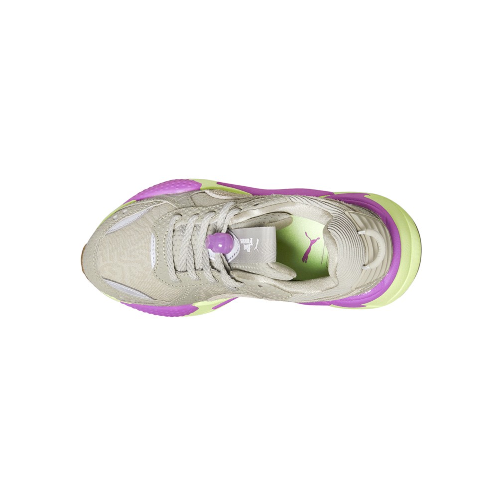 PUMA RsX X Ron Funches Lace Up Youth Girls Beige Sneakers Casual Shoes 38947301