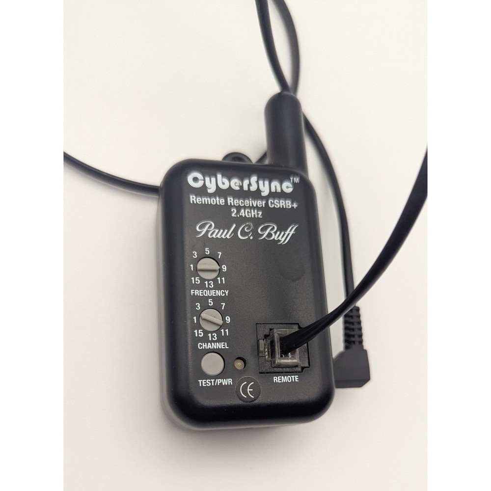 Paul C. Buff CyberSync Remote Receiver CSRB+ 2.4GHz Wireless Flash Trigger Black