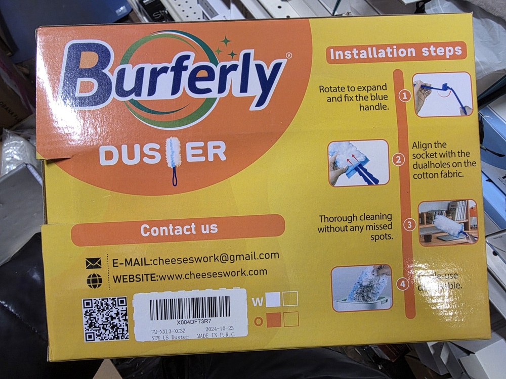 Duster Refills for Swiffer Dusters, Feather & 30 Duster Refills 360° Orange