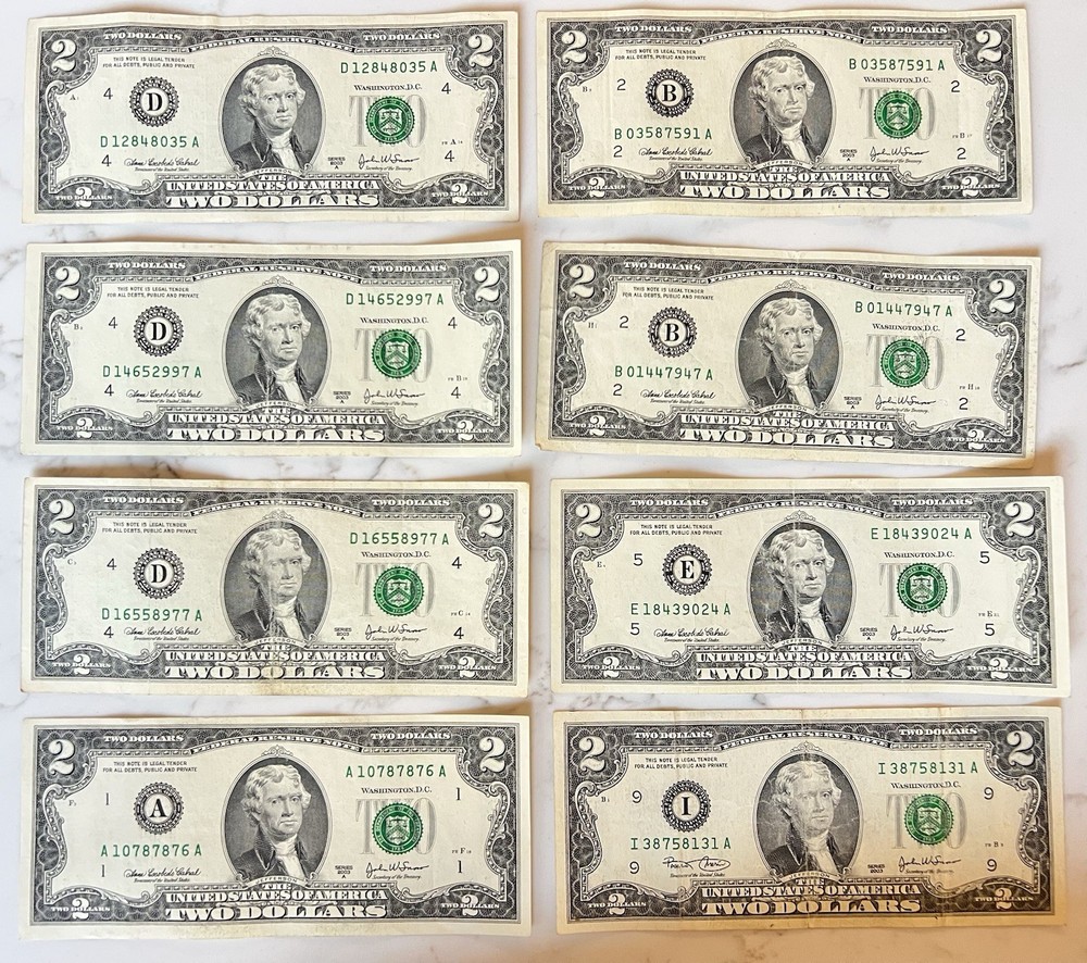 2 dollar (8 pcs) GOOD CONDITION
