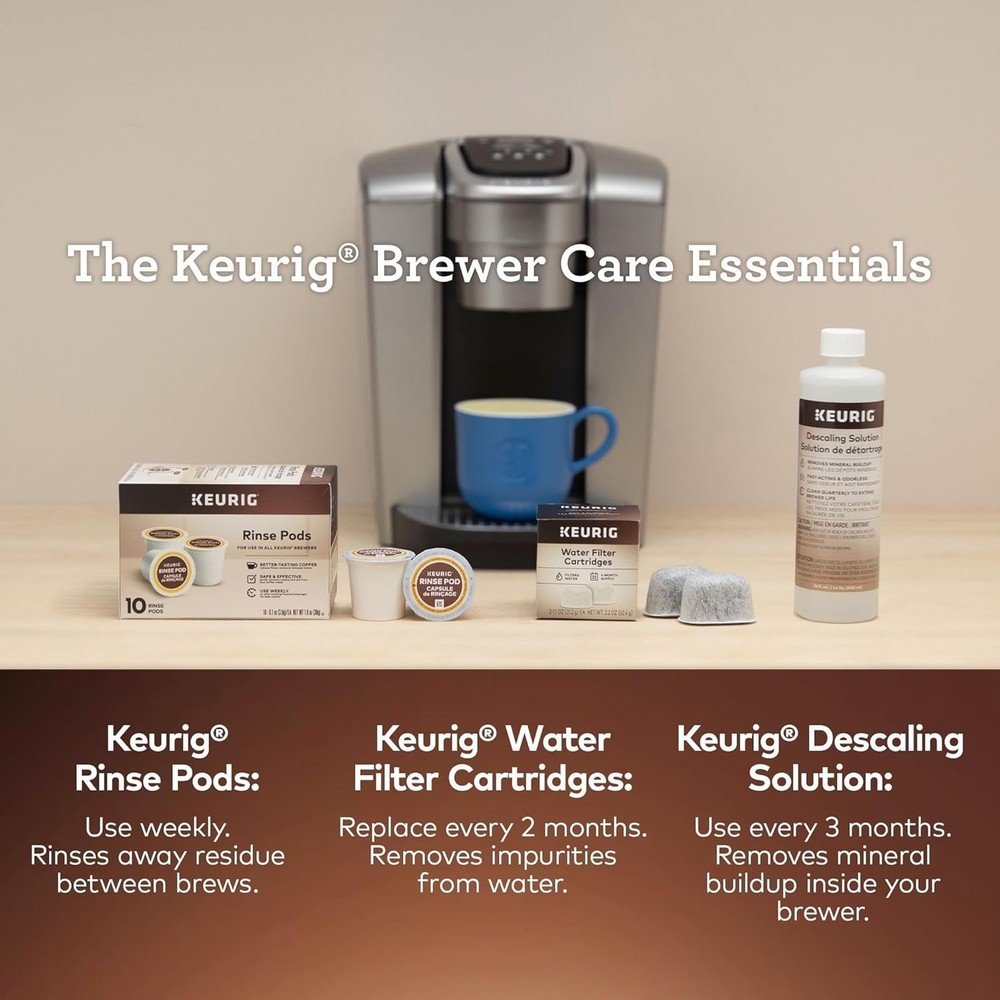 Gentle and Effective 3- Maintenance Kit for K-Cup Coffee Makers, 7 Count