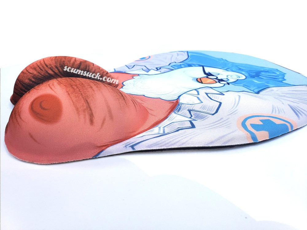 TF2 blue Medic Ergonomic Mousepad