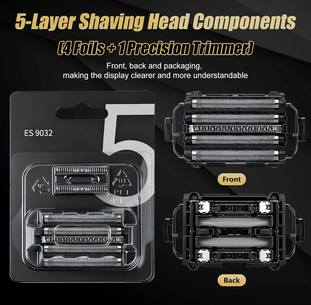 WES9032P Replacement Blade Compatible with Panasonic ARC5 5-Blade Shavers, Outer