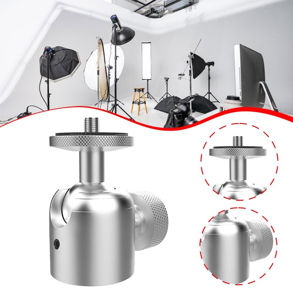 Mini Ball Head Tripod Mount 1/4" Screw