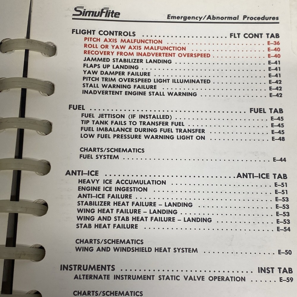 LearJet 24 Operating Handbook SimuFlite