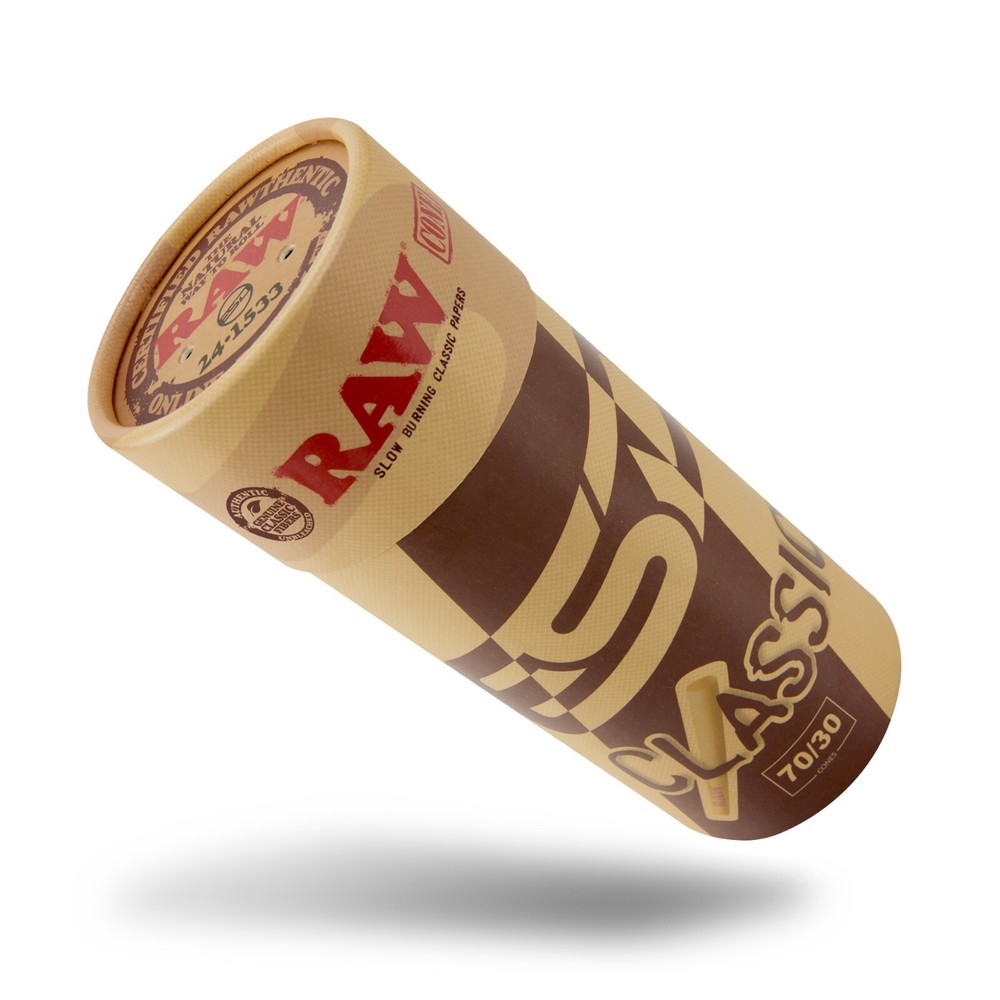RAW Cones 70/30 Single Size Dogwalker | 102 Pack