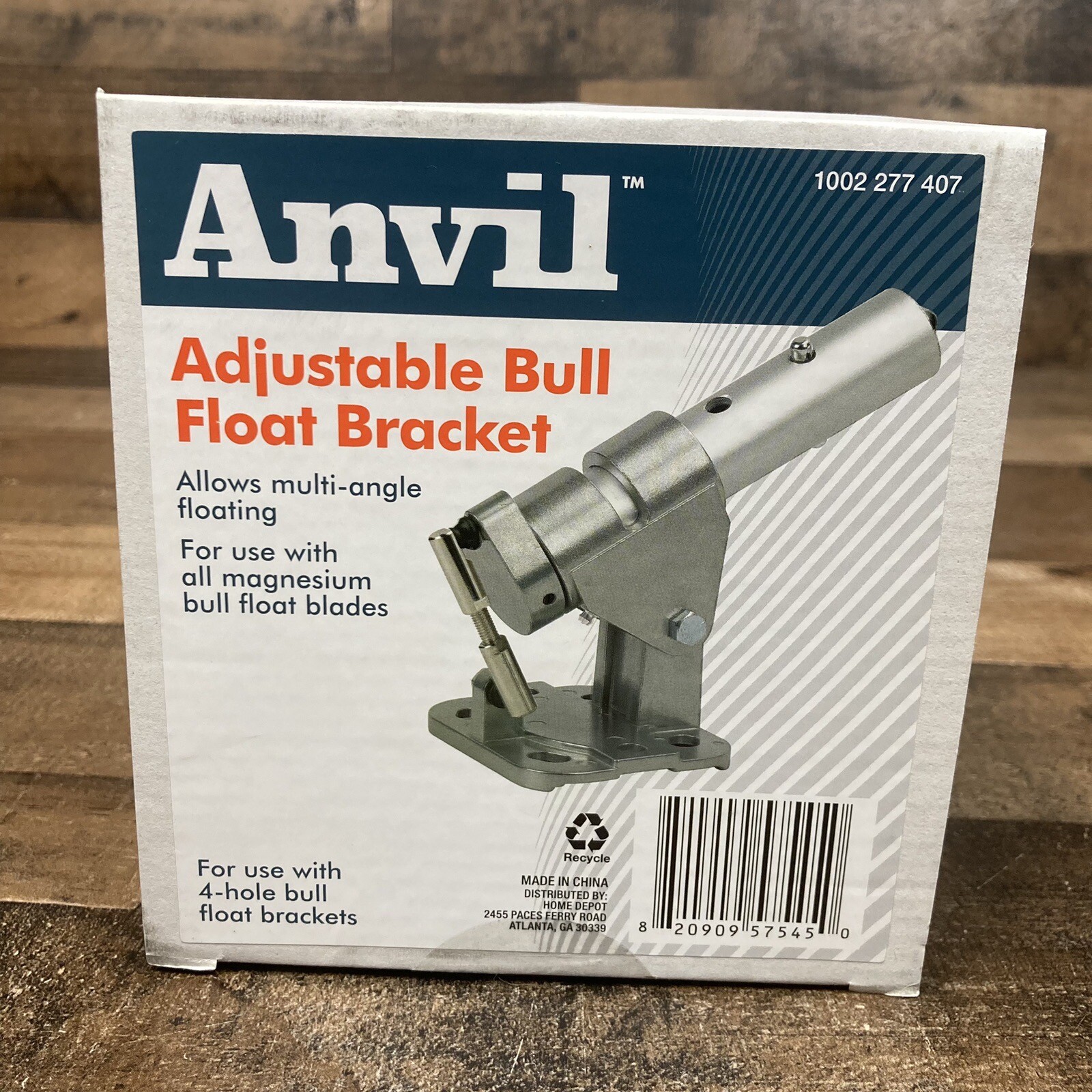 Anvil Tilt Bull Float Bracket Adjustable Concrete Adapter 57545 1002 277 407