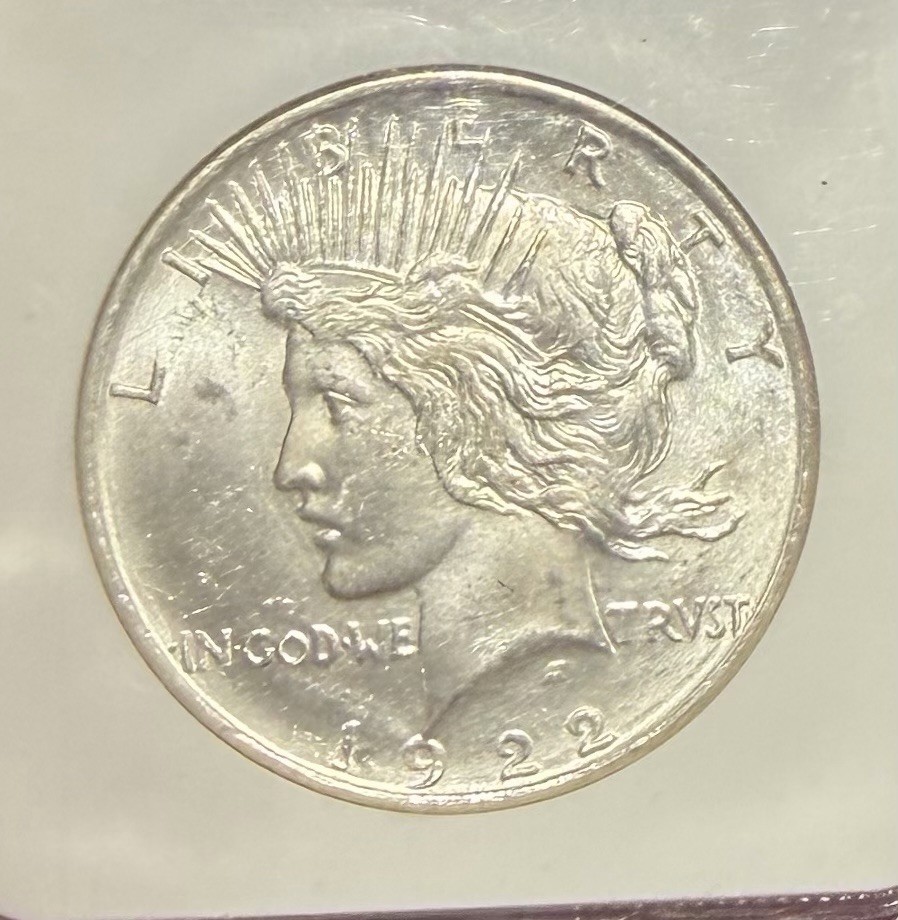 1922 D Peace Dollar NGC MS63