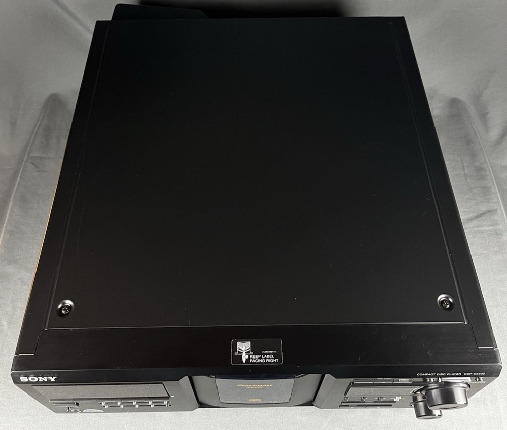 Sony CDP-CX400 400 Disc CD Player Changer Tested Refurbished w/ Remote