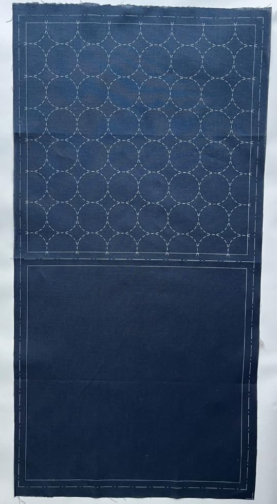 Cosmo Sashiko Kit Marutsunagi Navy 98905-4