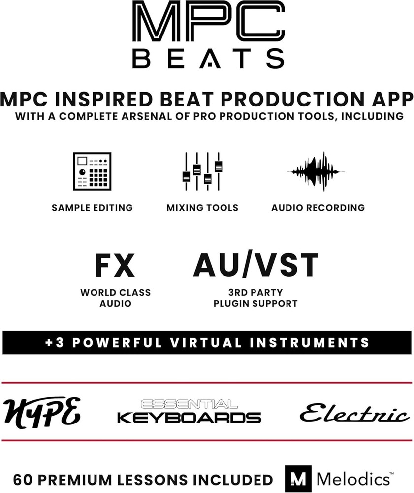 MPK Mini Play MK3 - Melodics Educational Software Included