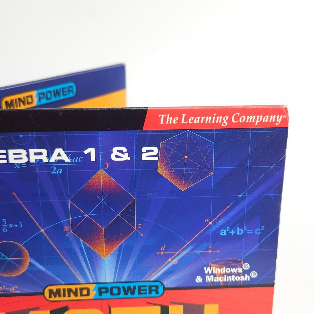 Algebra 1 & 2 Math Windows Mind Power High School Program Disc Visualize