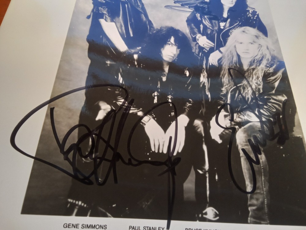 Autographed KISS Memorabilia