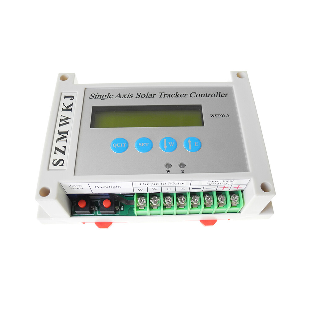 Electric Single Axis Solar Sunlight Track Tracker System Kit&12" Linear Actuator