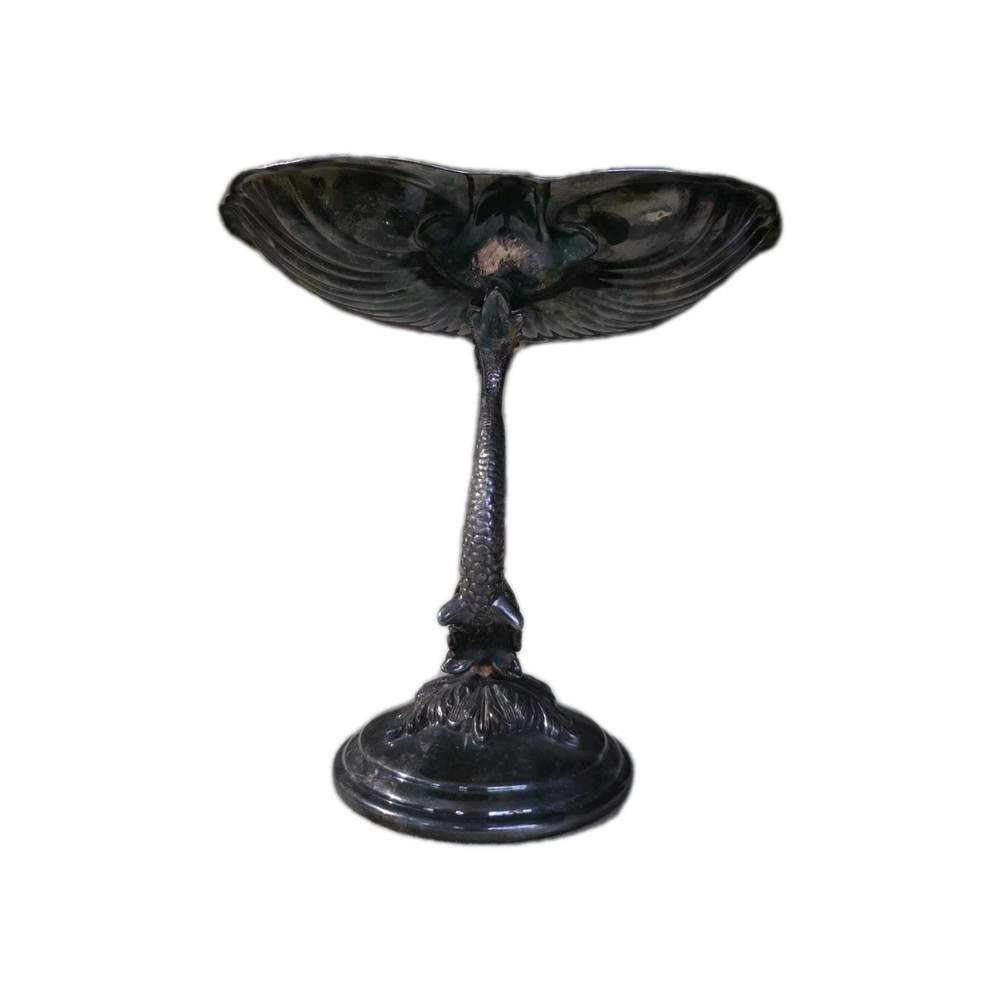 Reed & Barton 669 Silver Plate Koi Candy Dish