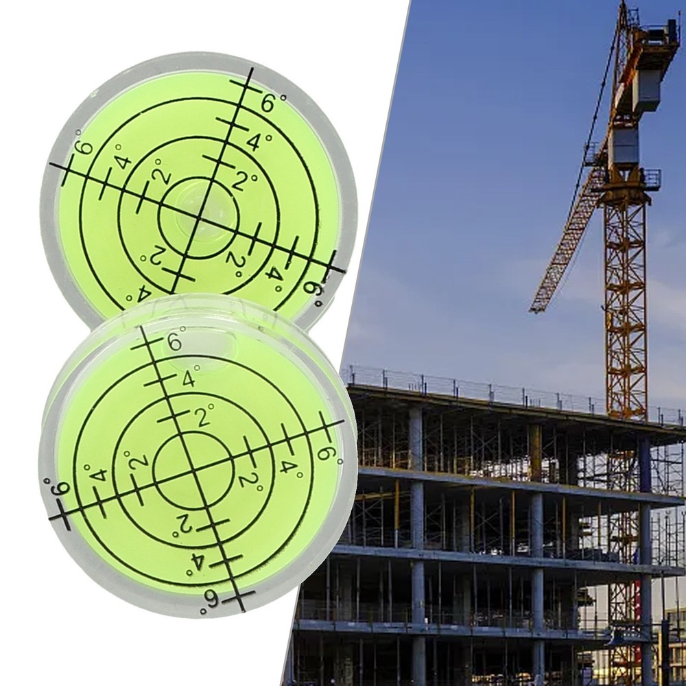 Professional Horizontal Bubble Level 2pcs 32x7mm Precision Bubble Level