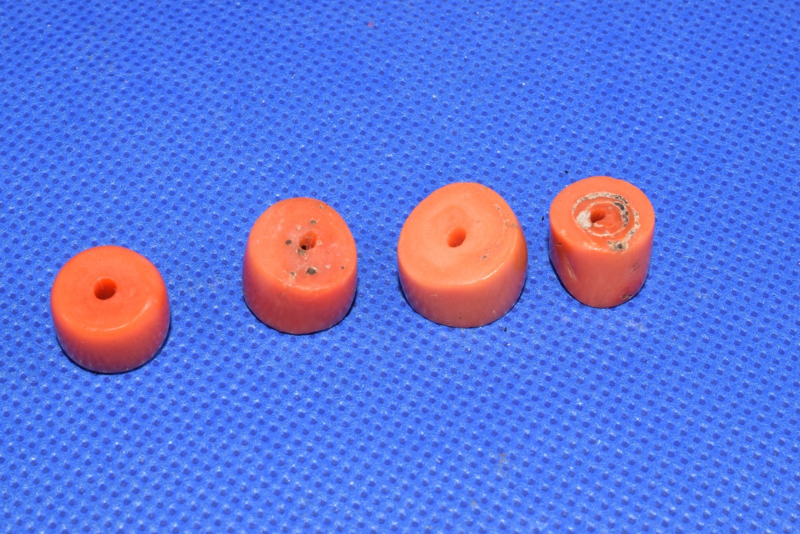 ANTIQUE UNDYED BEAD CORAL healing Mediterranean NATURAL Tibet momo Japan salmon