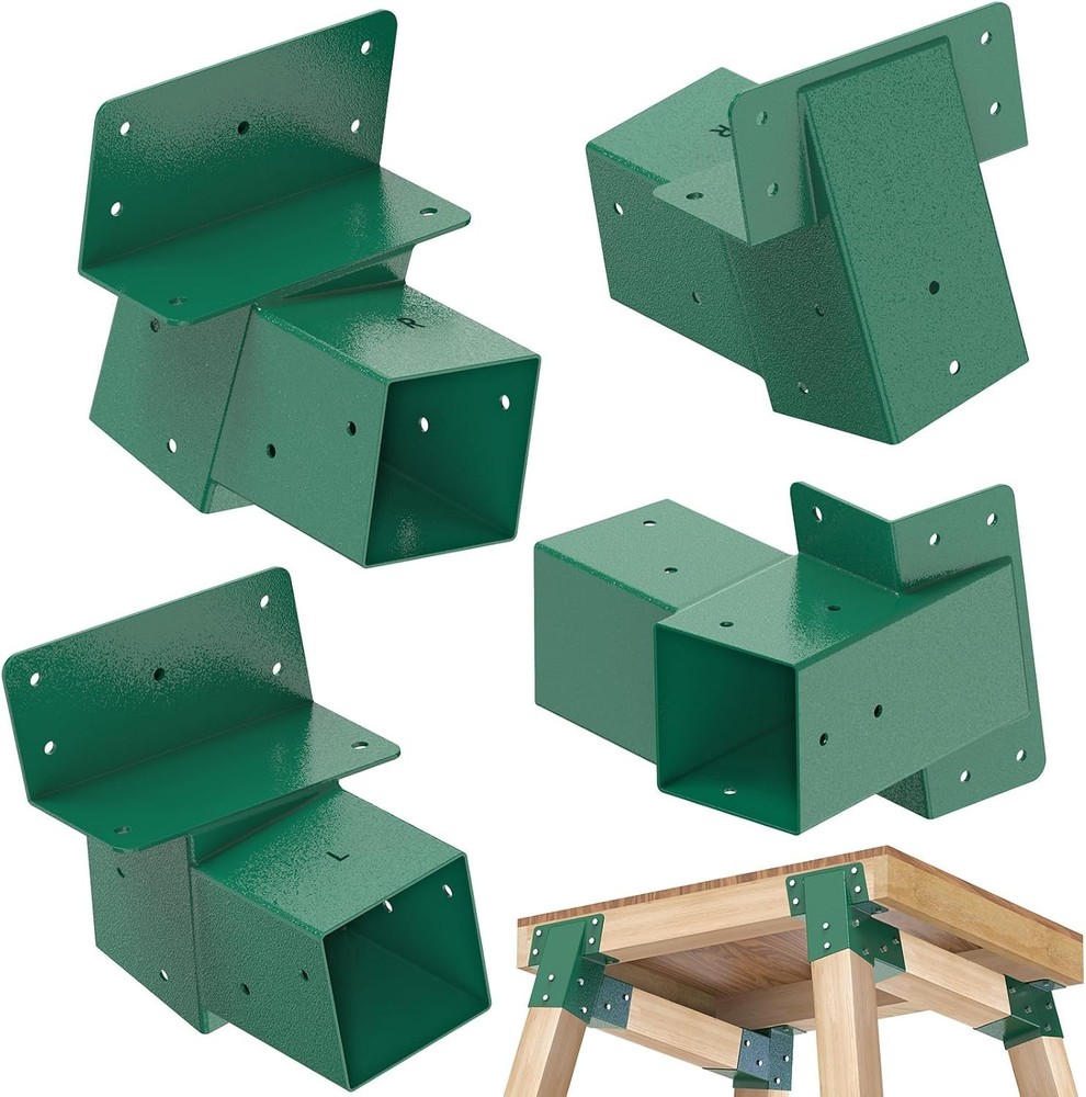 4 Pack Deer Blind Brackets 4x4 Heavy Duty Deer Stand Bracket Compound Angle