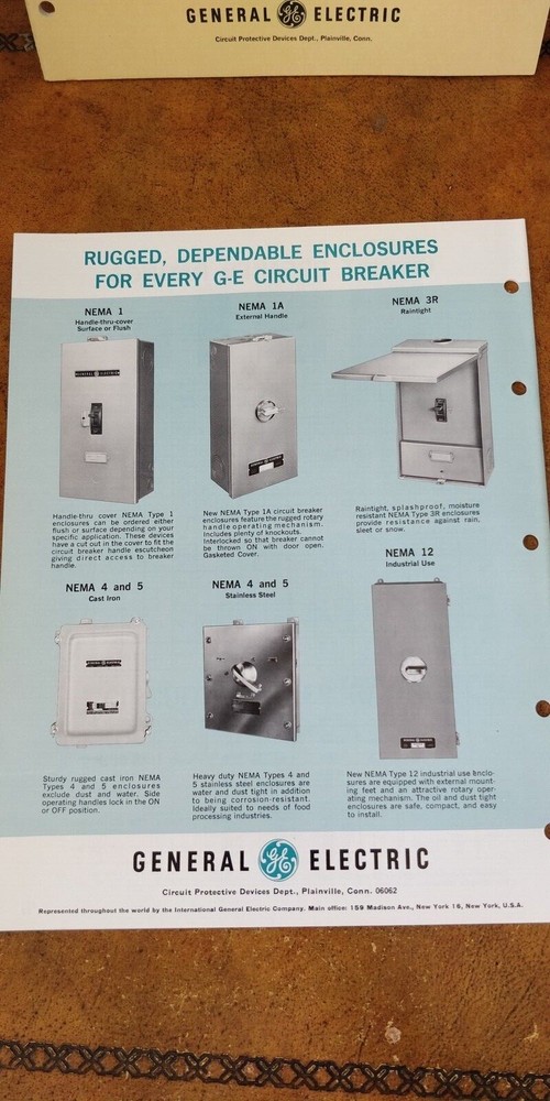 1950s General Electric ~ Application & Selection of Molded Case Circuit Breakers