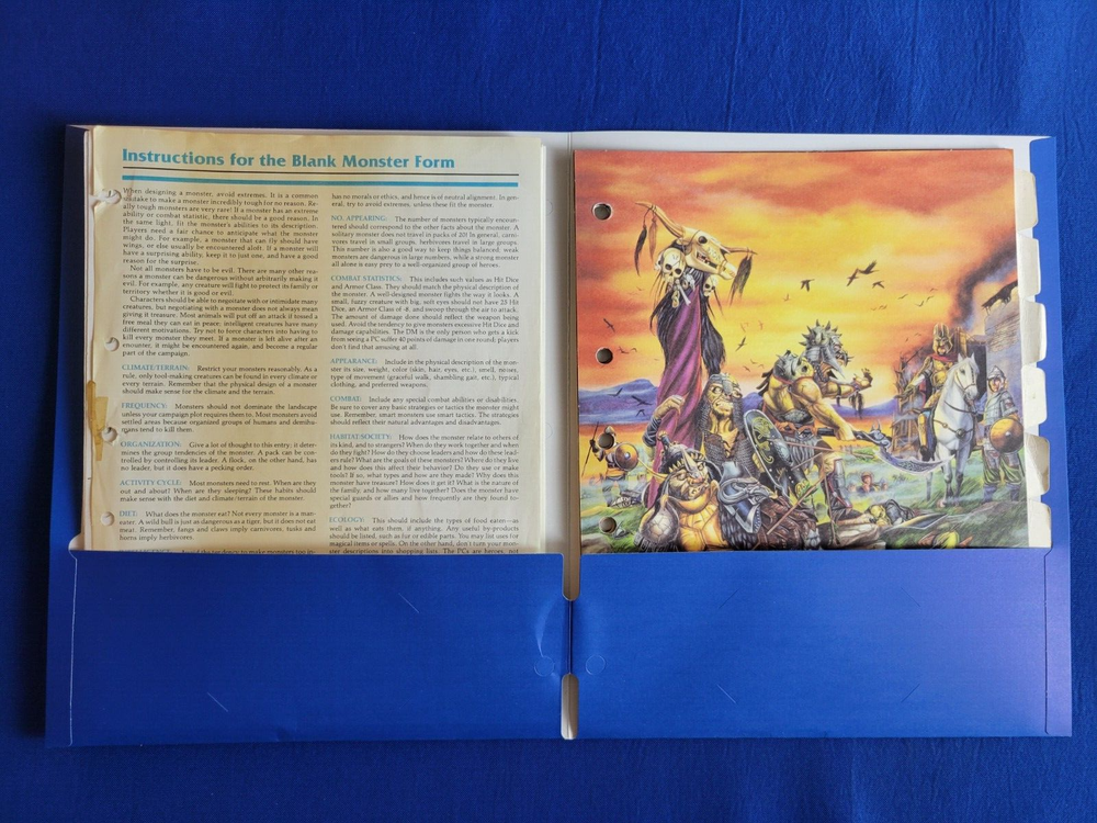 Monstrous Compendium Volume One