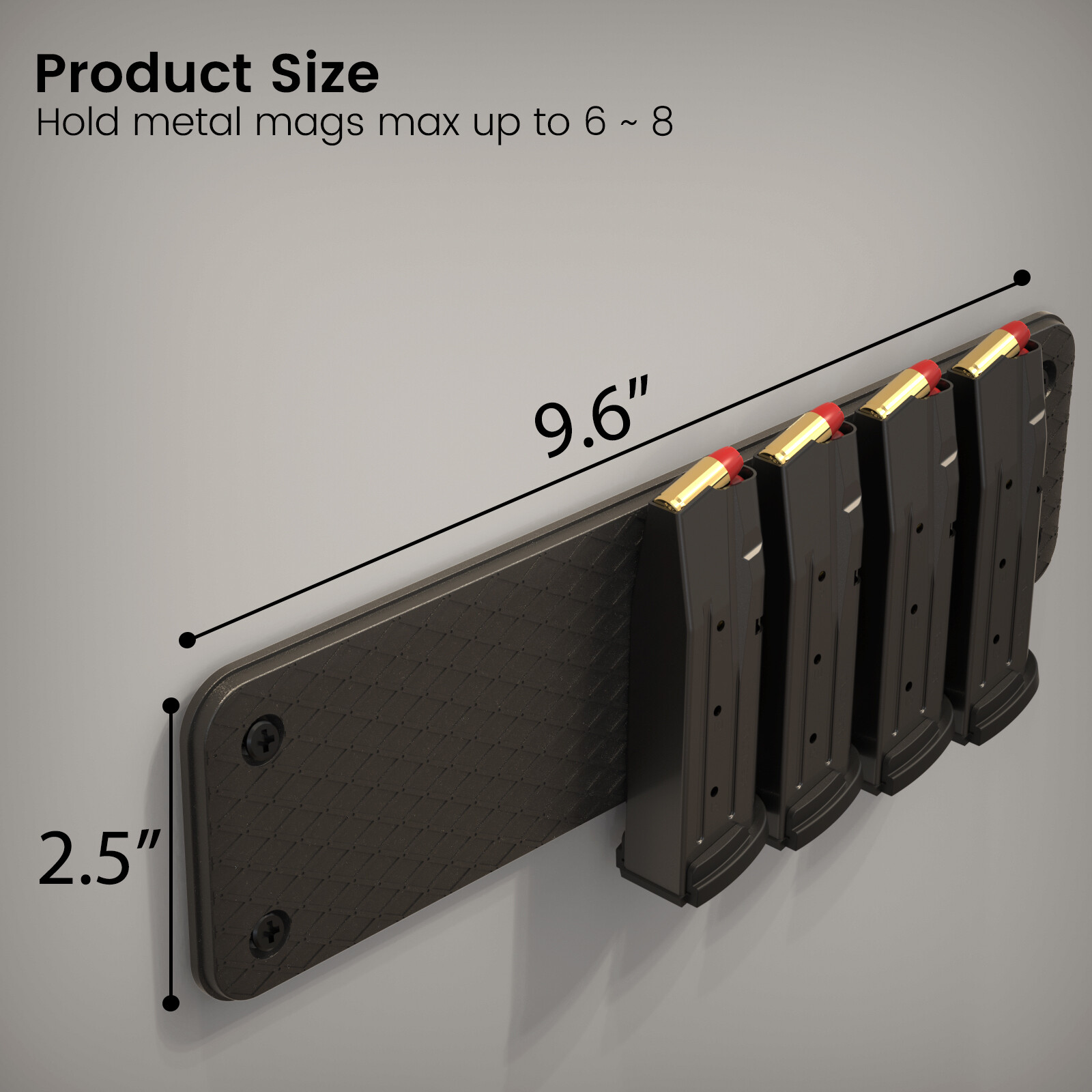 Magnetic Ammunition Holder, Gun Magnet Double Sided holder,Gun Magazine Storage