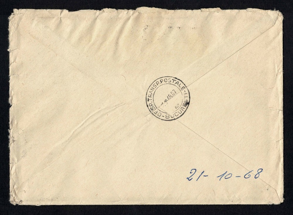 Russia - Hungary Good Registered Cover Bucarest 1968