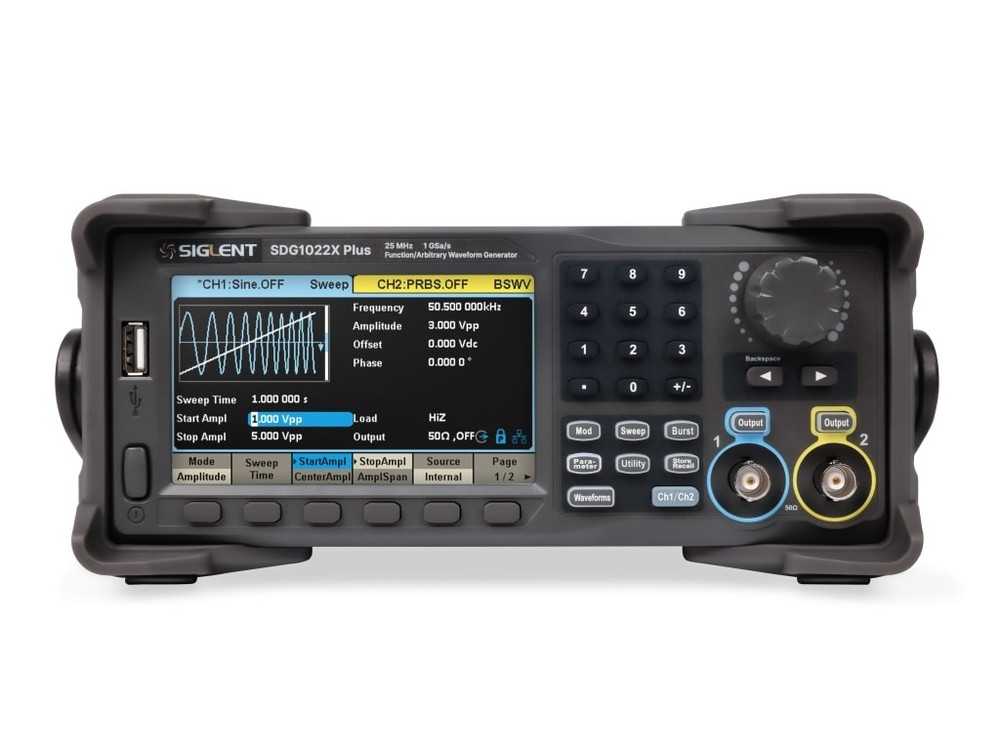 Siglent SDG1022X Plus - Function/Arbitrary Waveform Generator (25 MHz/2 Channel)