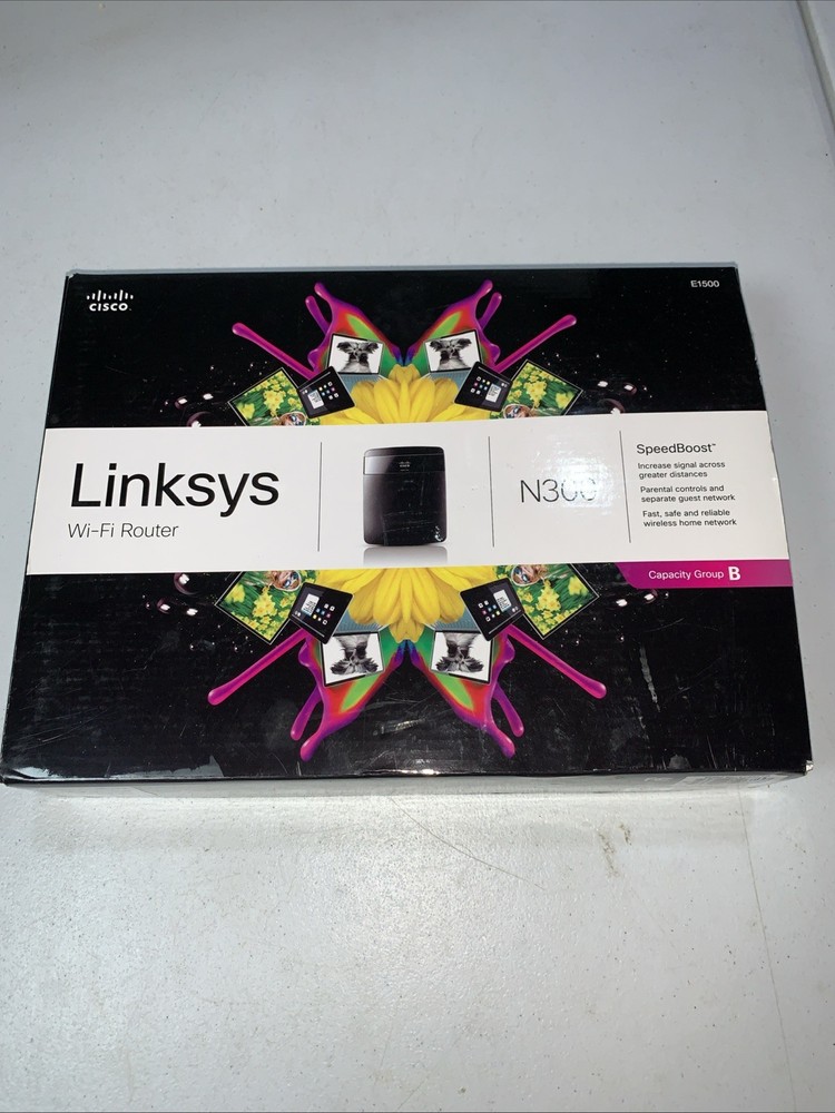Linksys Wi-Fi Router N300 SpeedBoost E1500