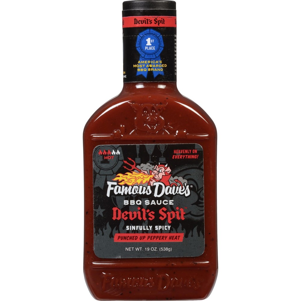 Famous Dave's Devil's Spit BBQ Sauce, 19 oz