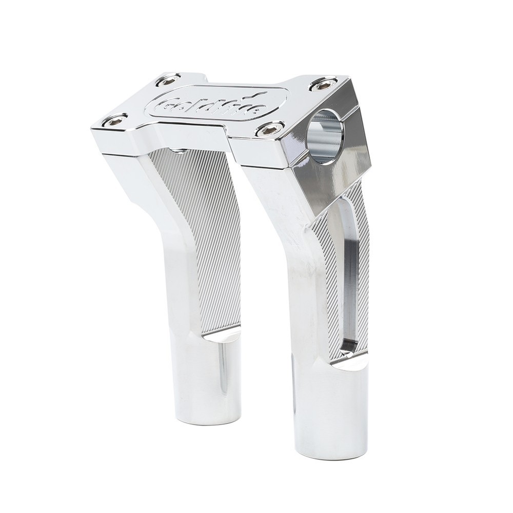 6" Pullback Handlebar Risers Clamp Chrome Fits for Harley 1" Handlebar