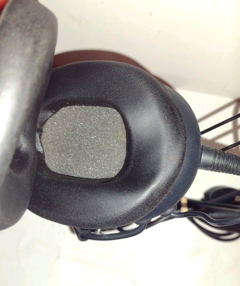 SoftComm Black Aviation Headset Microphone