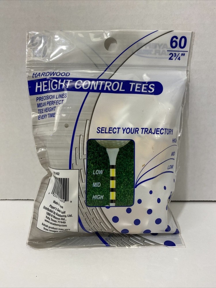 Hardwood Height Control Tees Low Medium High